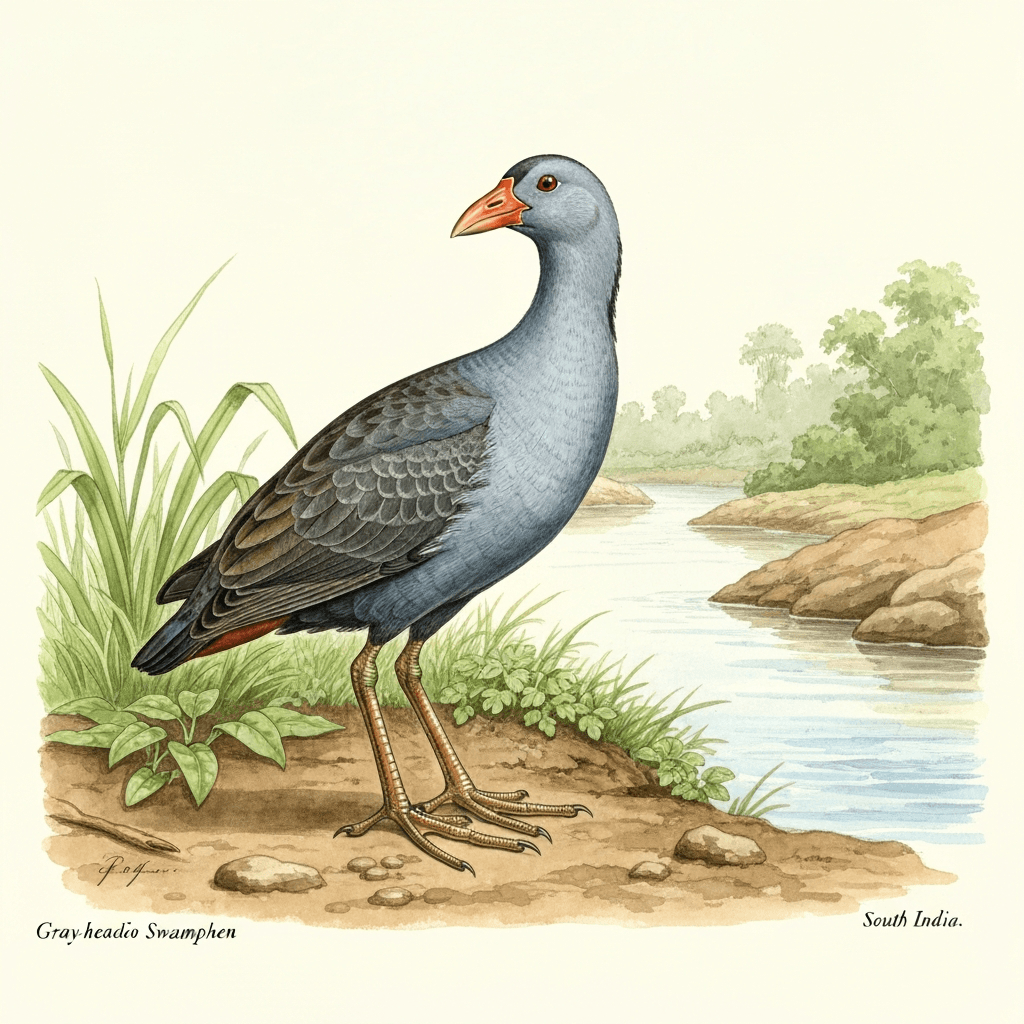 Gray-headed Swamphen